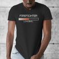 Firefighter Fire Resque Team By Bezra Future Firefighter Loading Fireguard Fireman Graduation Men's V-Neck T-Shirt