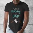 My First Birthday As a Dad Pregnancy Announcement Men's V-Neck T-Shirt