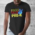 First Day Of School Shirt Peace Out Pre-K Graduation Kids So Men's V-Neck T-Shirt