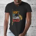 Fishing Jokes Dad Dont Be A Dumb Bass Fish Fisherman Men's V-Neck T-Shirt