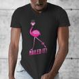 Flamingo Nailed It Graduation Flamingo Men's V-Neck T-Shirt