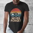 Floppy VHS Cassette Never Forget Retro 80s 90s Nostalgia Men's V-Neck T-Shirt Floppy VHS Cassette Never Forget Retro 80s 90s Nostalgia Men's V-Neck T-Shirt