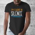 Im Fluent In Silence Introvert Men's V-Neck T-Shirt Im Fluent In Silence Introvert Men's V-Neck T-Shirt