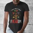 Freadom Tree Read Reading Librarian Book Across America Men's V-Neck T-Shirt