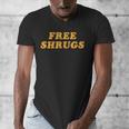 Free Shrugs Don't Care Introvert Men's V-Neck T-Shirt