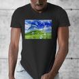 Frutiger Aero Dolphin Meadow Aesthetic Y2k 2000s Ironic Men's V-Neck T-Shirt Frutiger Aero Dolphin Meadow Aesthetic Y2k 2000s Ironic Men's V-Neck T-Shirt
