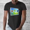 Frutiger Aero Fish Men's V-Neck T-Shirt