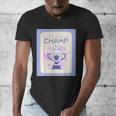 Fun Cute Introvert Cat Character Trophy For Men Women Men's V-Neck T-Shirt