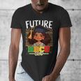 Future HBCU Grad Afro Girl College Graduation Kids Men's V-Neck T-Shirt