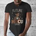 Future HBCU Grad Graduate Afro Boy College Graduation Men's V-Neck T-Shirt