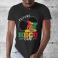 Future HBCU Grad History Girl Graduation HBCU Kids Men's V-Neck T-Shirt