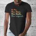 G-Pa The Man The Myth The Legend Dad Grandpa Men's V-Neck T-Shirt