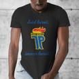GDR Pioneer East East Nostalgia USSR Soviet Union Men's V-Neck T-Shirt