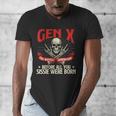 Gen X The Badass Generation Generation X Gen Xer Nostalgia Men's V-Neck T-Shirt