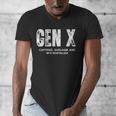 Gen X Caffeine Sarcasm 90s Nostalgia Men Women Graphic Men's V-Neck T-Shirt
