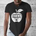 Geography Teacher Est 2018 School GraduationShirt Men's V-Neck T-Shirt