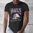 Girls Class Of 2041 Magical Unicorn Graduation Cap Men's V-Neck T-Shirt