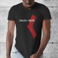 God Of Boy Dad Video Game Tshirt Father's Day Edition Men's V-Neck T-Shirt