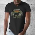 Golden Retriever Dad Dog Shirt Fathers Day Doggy Men's V-Neck T-Shirt