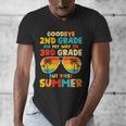 Goodbye 2nd Grade Graduation To 3rd Grade Hello Summer Kids Men's V-Neck T-Shirt