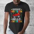 Goodbye 3rd Grade Hello 4th Grade Graduation 2024 Men's V-Neck T-Shirt