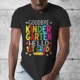 Goodbye Kinder Garten Hello 1st Grade Graduation 2024 Men's V-Neck T-Shirt