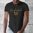 GradShirt For Women Graduated AF Graduation GIft Men's V-Neck T-Shirt