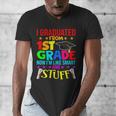 I Graduated From 1st Grade Graduation Matching Student Men's V-Neck T-Shirt