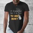 I Graduated Can I Go Back To Bed Now Graduation Sloth Men's V-Neck T-Shirt