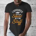 I Graduated Now I'm Smart Graduation Graduation Men's V-Neck T-Shirt
