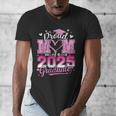Graduation 2025 Proud Mom Of 2025 Graduate Floral Women Men's V-Neck T-Shirt
