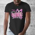 Graduation 2027 Senior 2027 Class Of 2027 Coquette Pink Girl Men's V-Neck T-Shirt