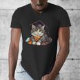 Graduation Cat Graduation Present For Graduate Grad Men's V-Neck T-Shirt