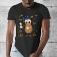 Graduation Flossing Peanut OIT Men's V-Neck T-Shirt