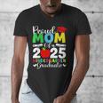 Graduation Proud Mom Of 2025 Kindergarten Graduate Men's V-Neck T-Shirt