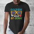 Graduation Shirt Goodbye Kindergarten Hello 1st Grade School Men's V-Neck T-Shirt