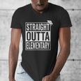 Graduation Shirt Straight Outta Elementary Men's V-Neck T-Shirt