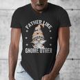 Grandpa Fathers Day Gnome For Men And Best Dad Pun Men's V-Neck T-Shirt