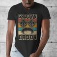Groovy Daddy 60s Outfit 70s Themed Party Costume Dad Hippie Men's V-Neck T-Shirt