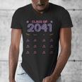 Grow With Me Graduation First Day Of School Class Of 2041 Men's V-Neck T-Shirt