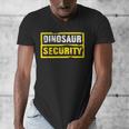 Halloween Adult Costume Dinosaur Security Dad Mom Men's V-Neck T-Shirt