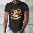 Halloween Cute Ghost Shirt Reading Books Ghost Men's V-Neck T-Shirt Halloween Cute Ghost Shirt Reading Books Ghost Men's V-Neck T-Shirt