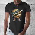 Hamburger Dabbing Kids Men Women Dab Dance Cheeseburgers Dad Men's V-Neck T-Shirt