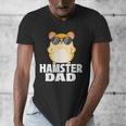 Hamster Dad Father's Day Animal Whisperer Rodent Lover Men's V-Neck T-Shirt