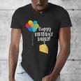 Happy Birthday Daddy Cute Toddler Dad's Birthday Party Men's V-Neck T-Shirt Happy Birthday Daddy Cute Toddler Dad's Birthday Party Men's V-Neck T-Shirt