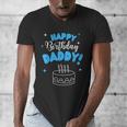 Happy Birthday Daddy Dad Birthday Bday Costume Family Party Men's V-Neck T-Shirt