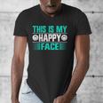 This Is My Happy Face Introvert Men's V-Neck T-Shirt This Is My Happy Face Introvert Men's V-Neck T-Shirt