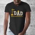 Happy Father's Day Construction For Son DAD Father's Day Men's V-Neck T-Shirt Happy Father's Day Construction For Son DAD Father's Day Men's V-Neck T-Shirt