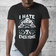 I Hate Everyone Introvert Anti-Social Dark Humor Men's V-Neck T-Shirt