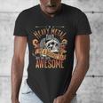Heavy Metal Cooler Dad Punk Rock Music Lover Men's V-Neck T-Shirt